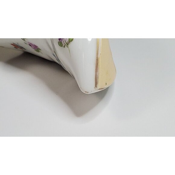 Richard Klemm Rk Dresden Porcelain Shoe Circa 1880 Approximately 6 1/2" Length - Picture 11 of 12